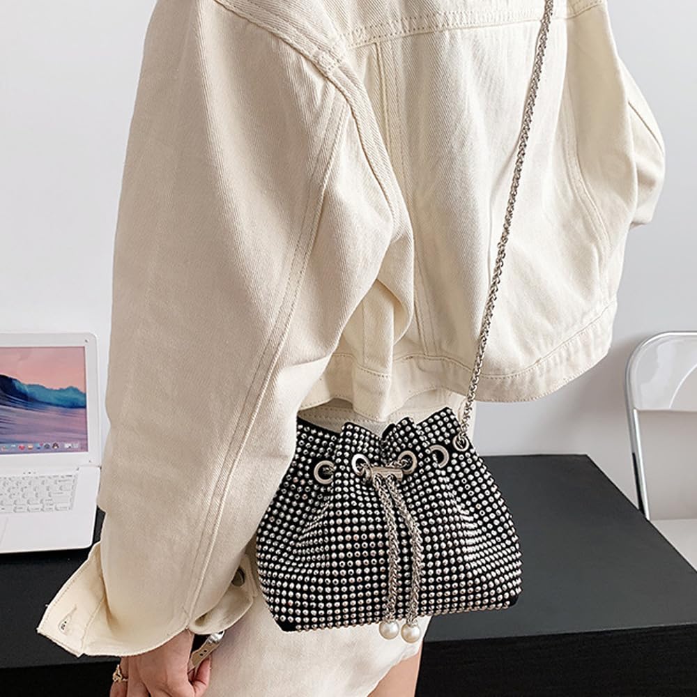EBXN Bolso Mujer Pequeña Brillante