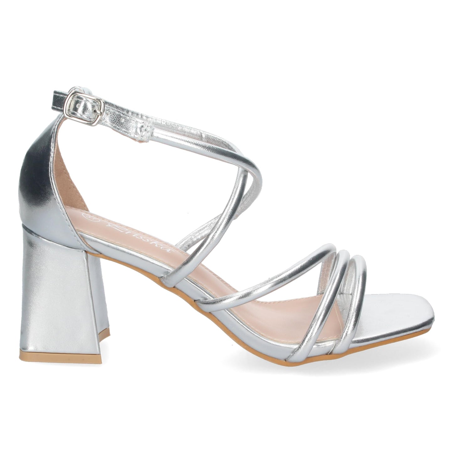 EBXN Sandalia de Tacon para Mujer