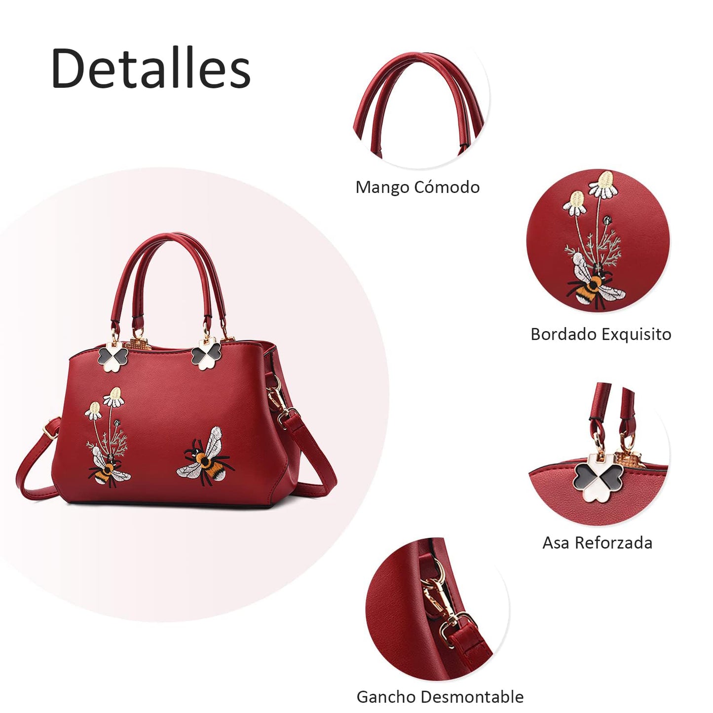 EBXN Elegante Bolsos para Mujer