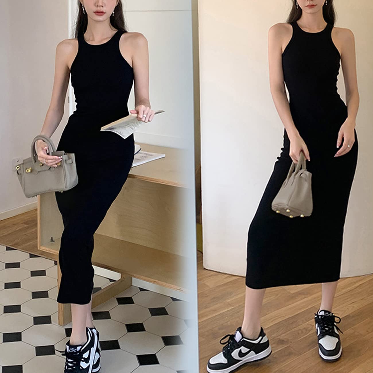 EBXN Vestidos Casual para Mujer