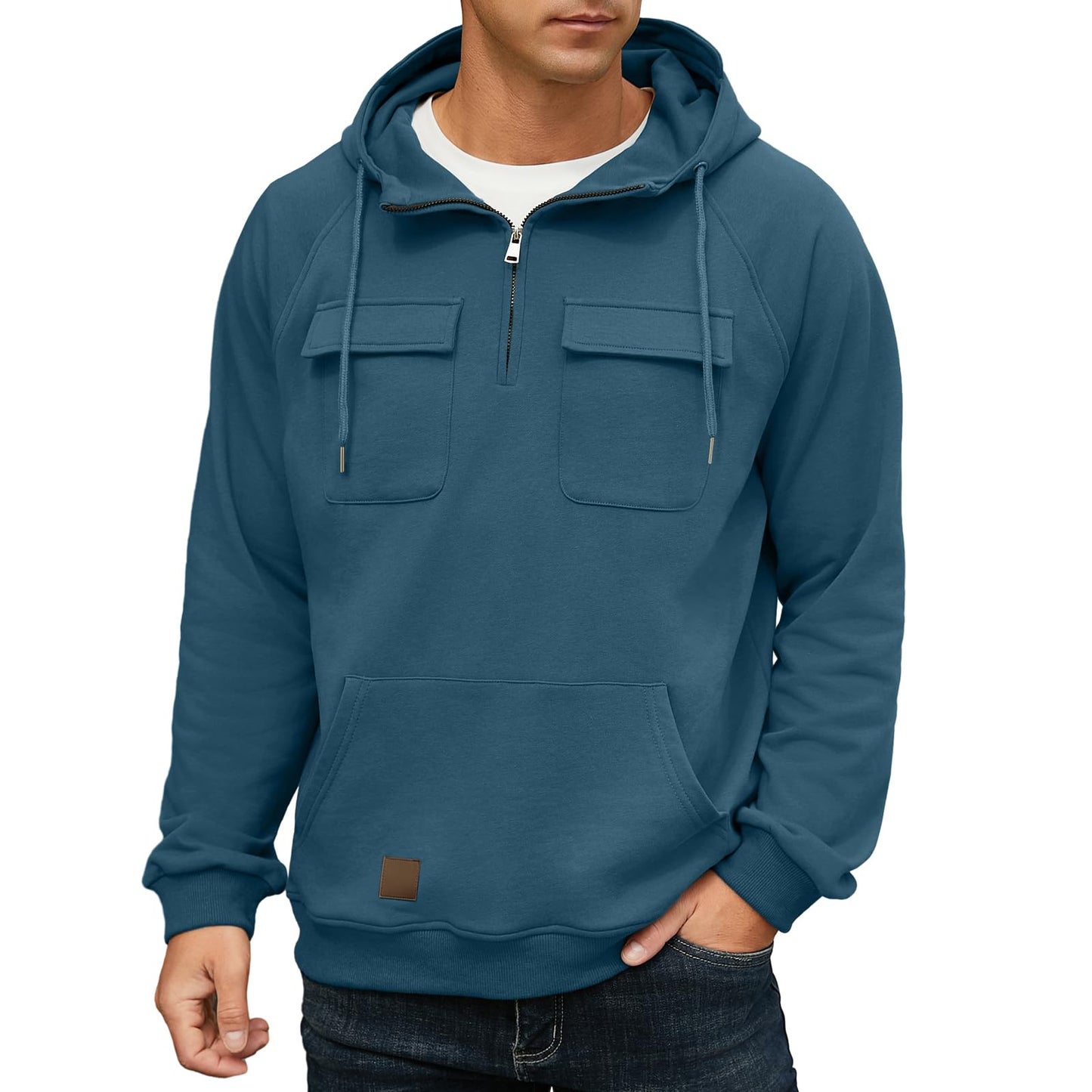 EBXN Men's Cargo Hoodies