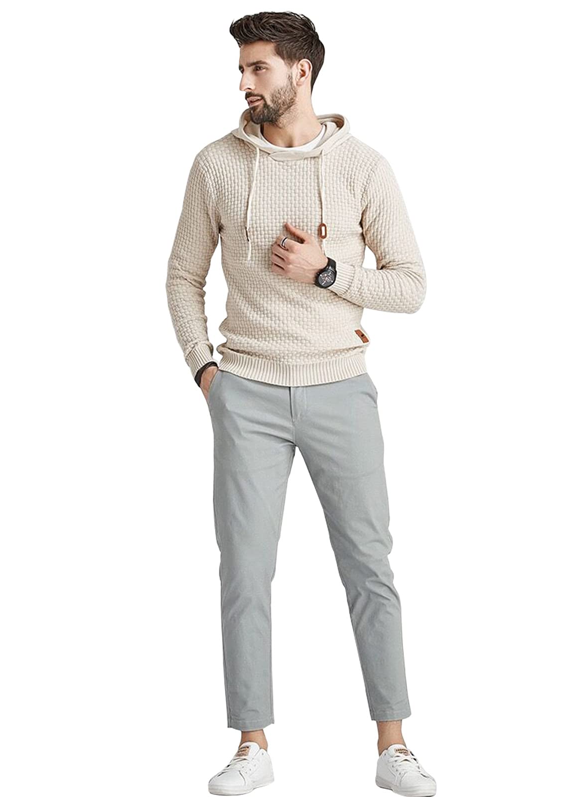 EBXN Sudadera con Capucha para Hombre