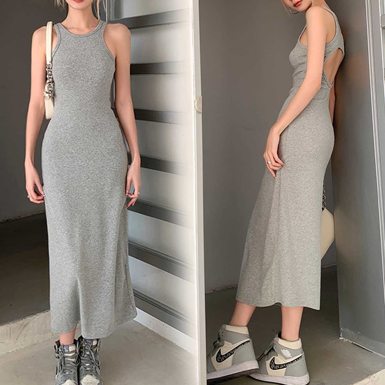 EBXN Vestidos Casual para Mujer