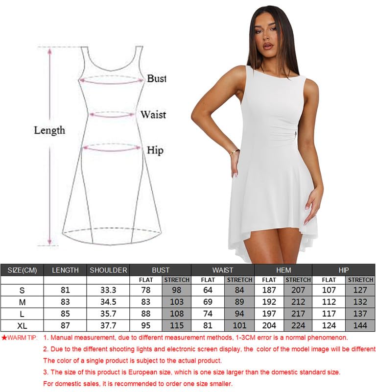 Vestido Sexy Mujer sin Mangas
