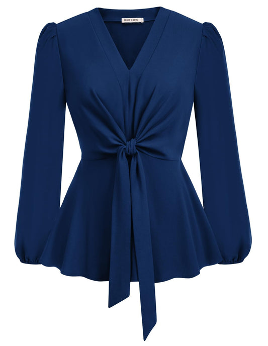 EBXN Mujer Casual Manga Larga Jersey