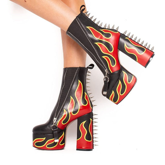 EBXN Women's Elastic band High Heels