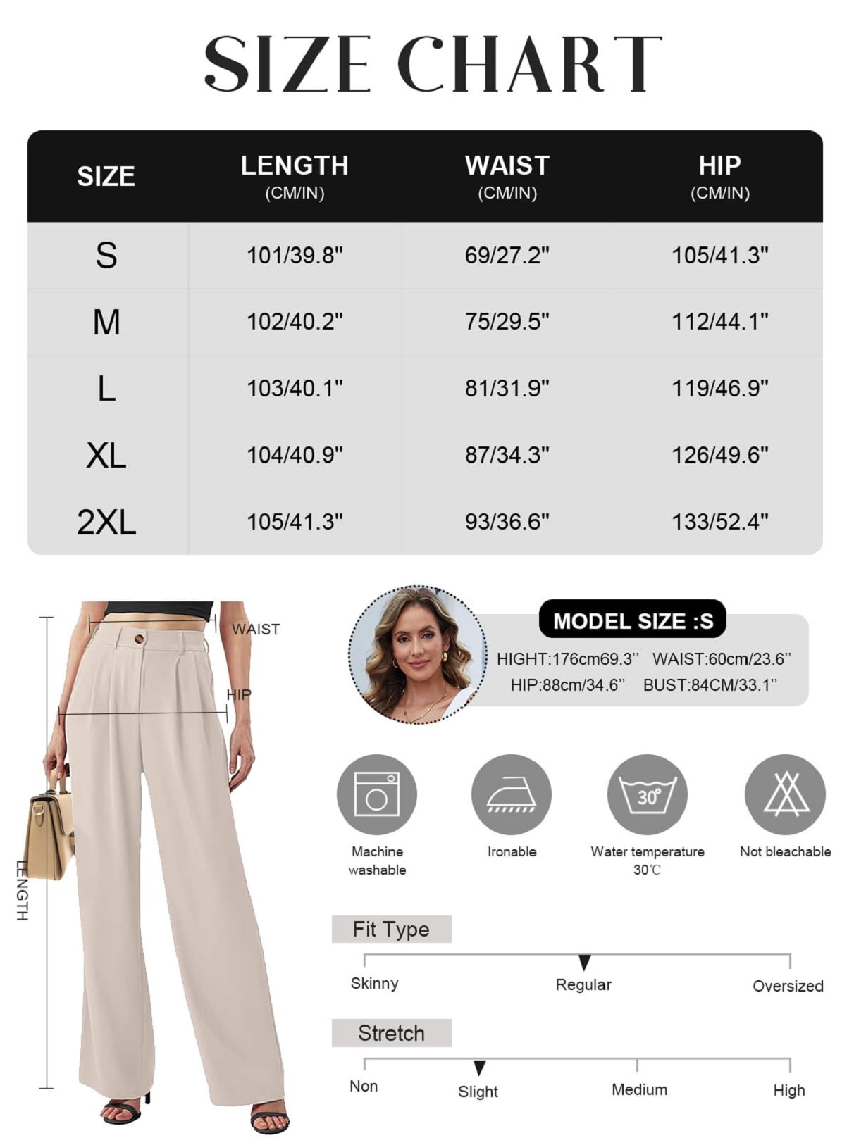 EBXN CheChury Mujer Pantalone