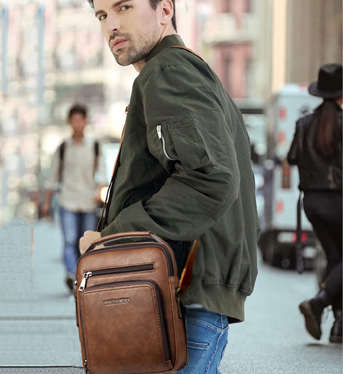EBXN - Bolsos Bandolera para Hombre