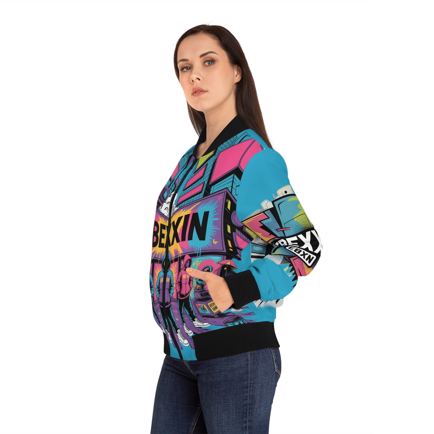 eBexxin - Urban Streetwear Bomber Jacket