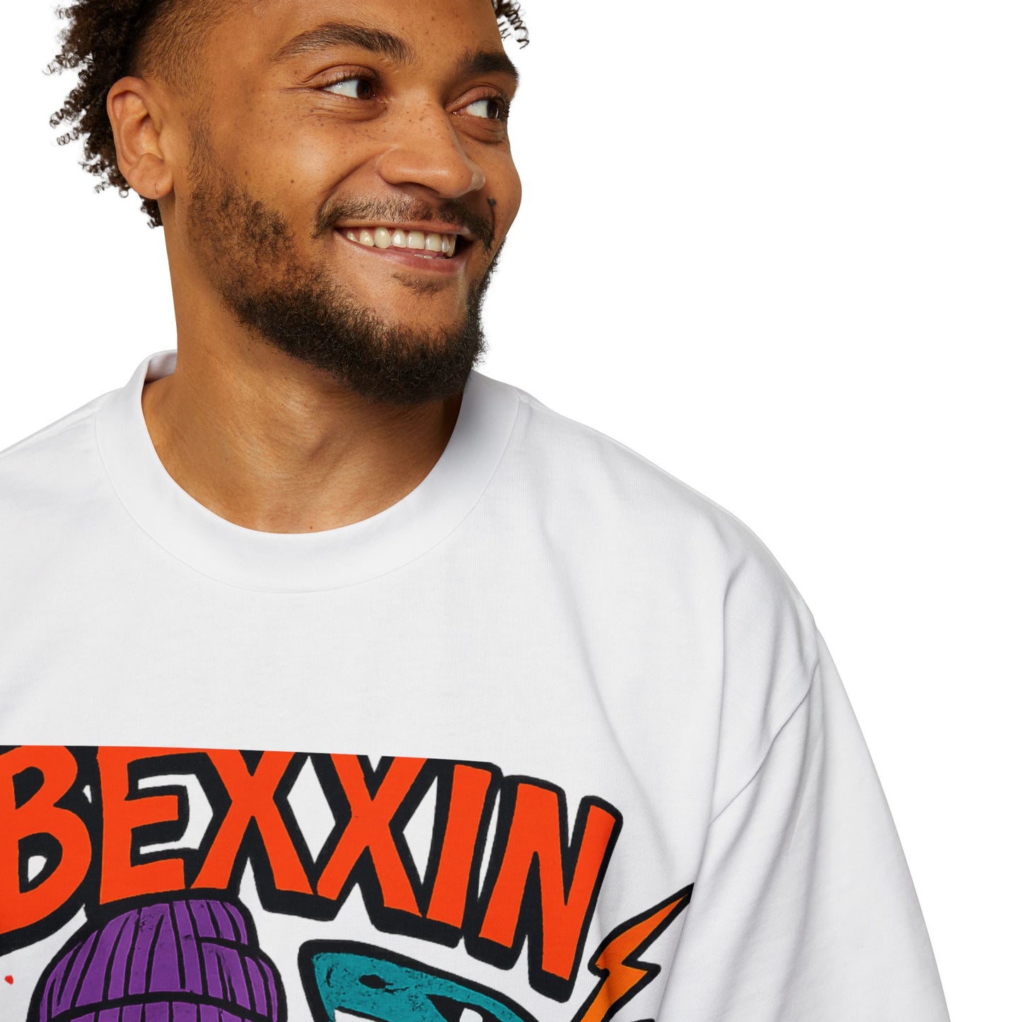 eBexxin - Men's Graphic Oversized T-Shirt