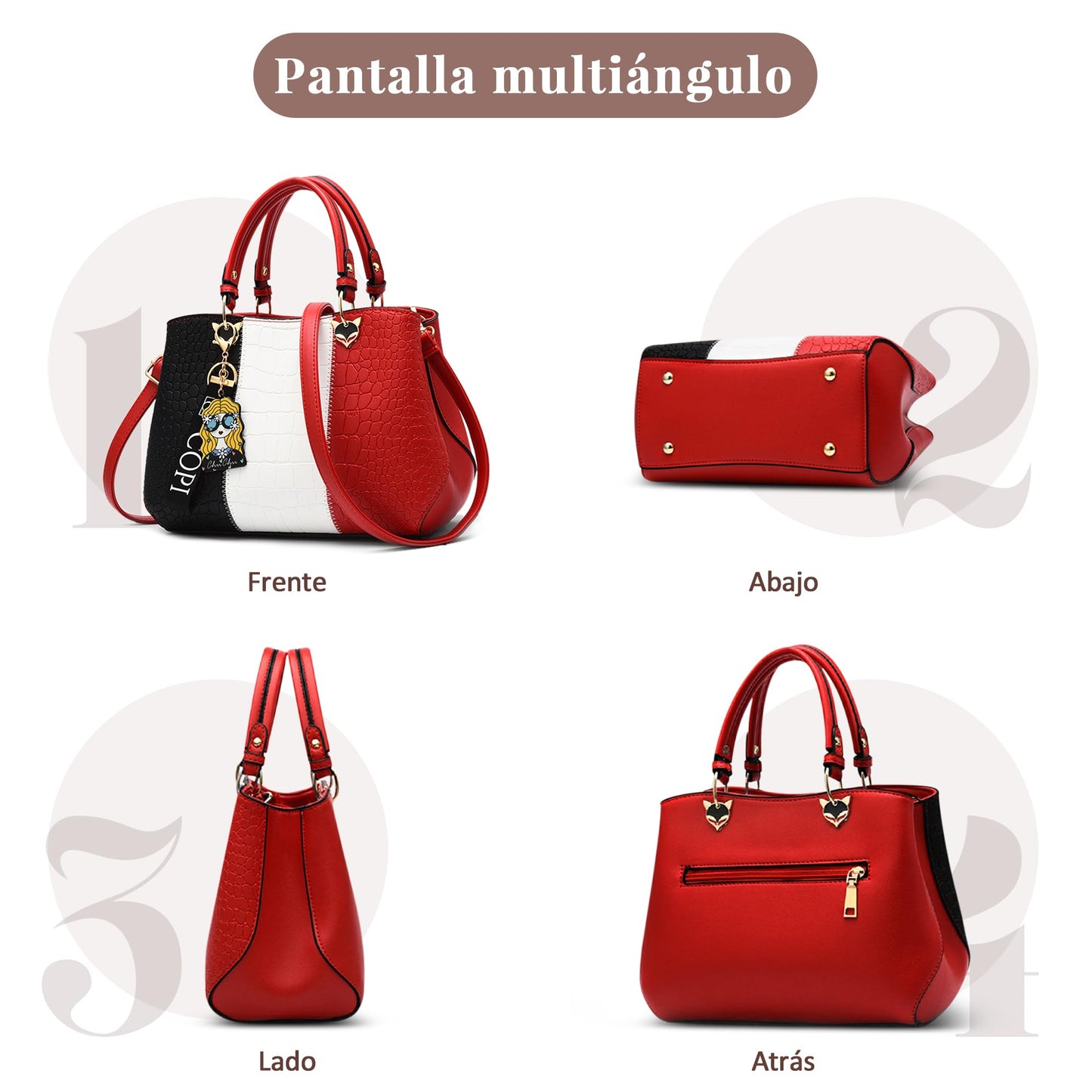EBXN Moda Bolsos de Mano Mujer