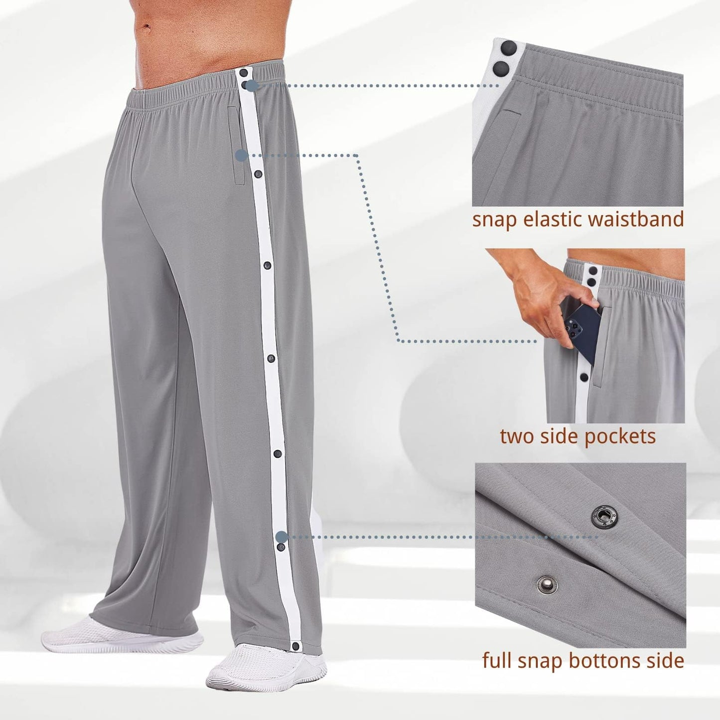 EBXN Pantalone de Jogging para Hombre