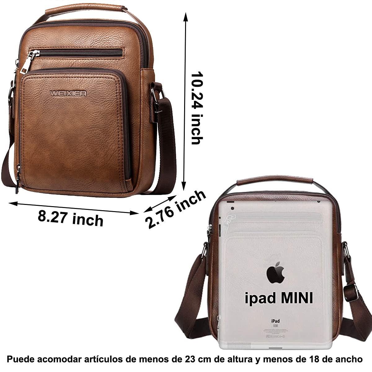 EBXN - Bolsos Bandolera para Hombre