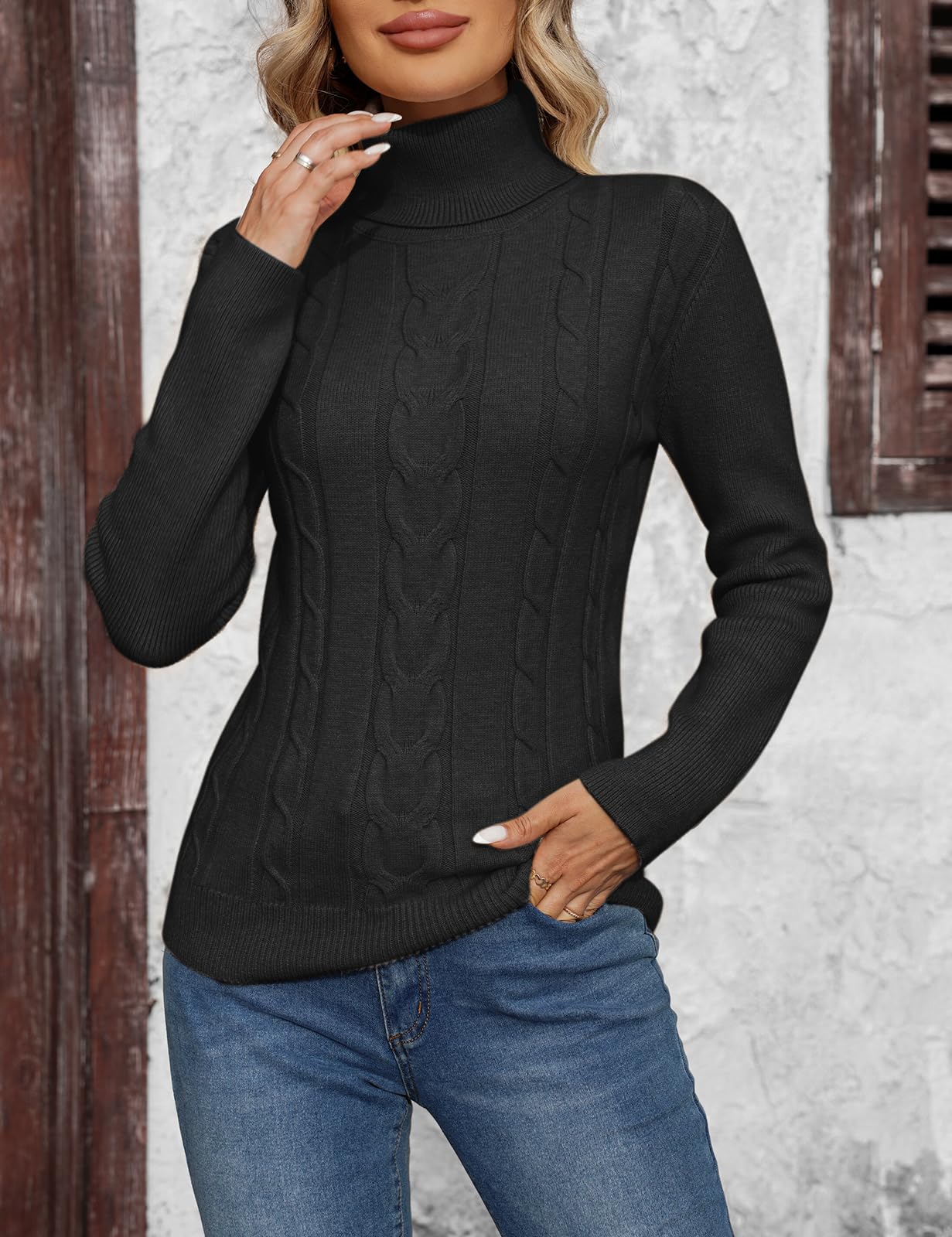 EBXN Heekpek Jersey Mujer Cuello Alto