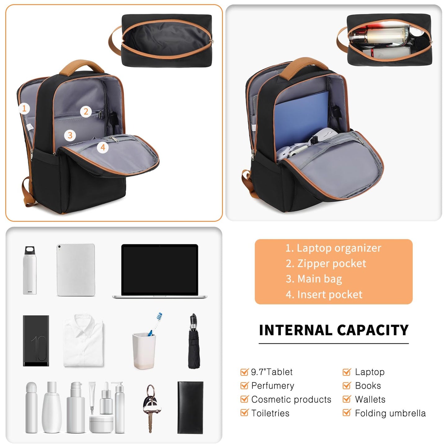 EBXN Mochila para Ordenador Portatil