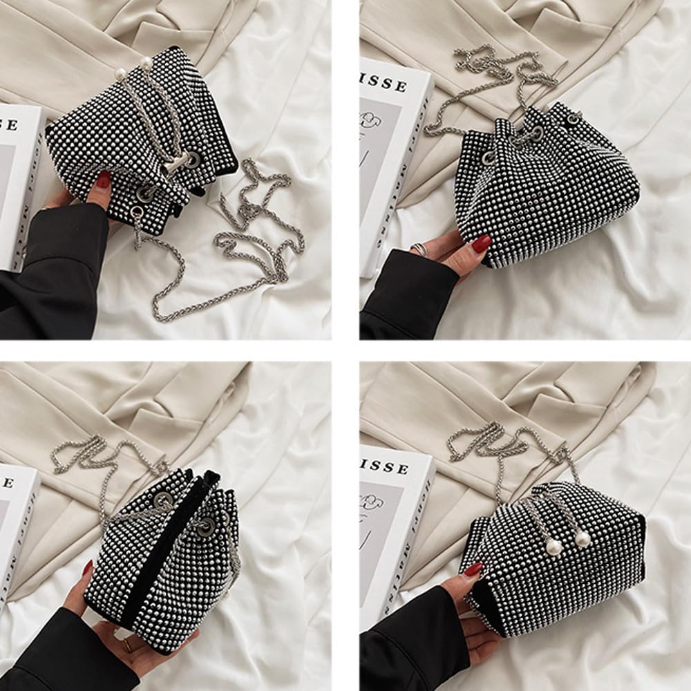 EBXN Bolso Mujer Pequeña Brillante