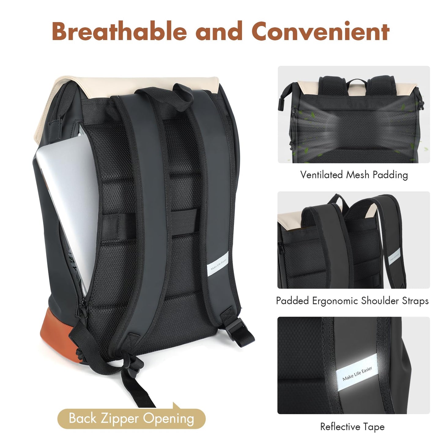 EBXN Mochila para Ordenador Portátil