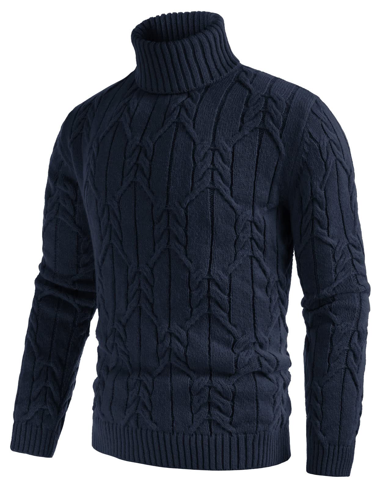 EBXN Men's Turtneck Pullover Sweaters