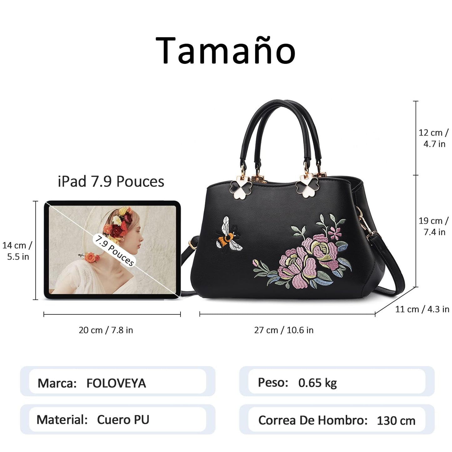 EBXN Elegante Bolsos para Mujer