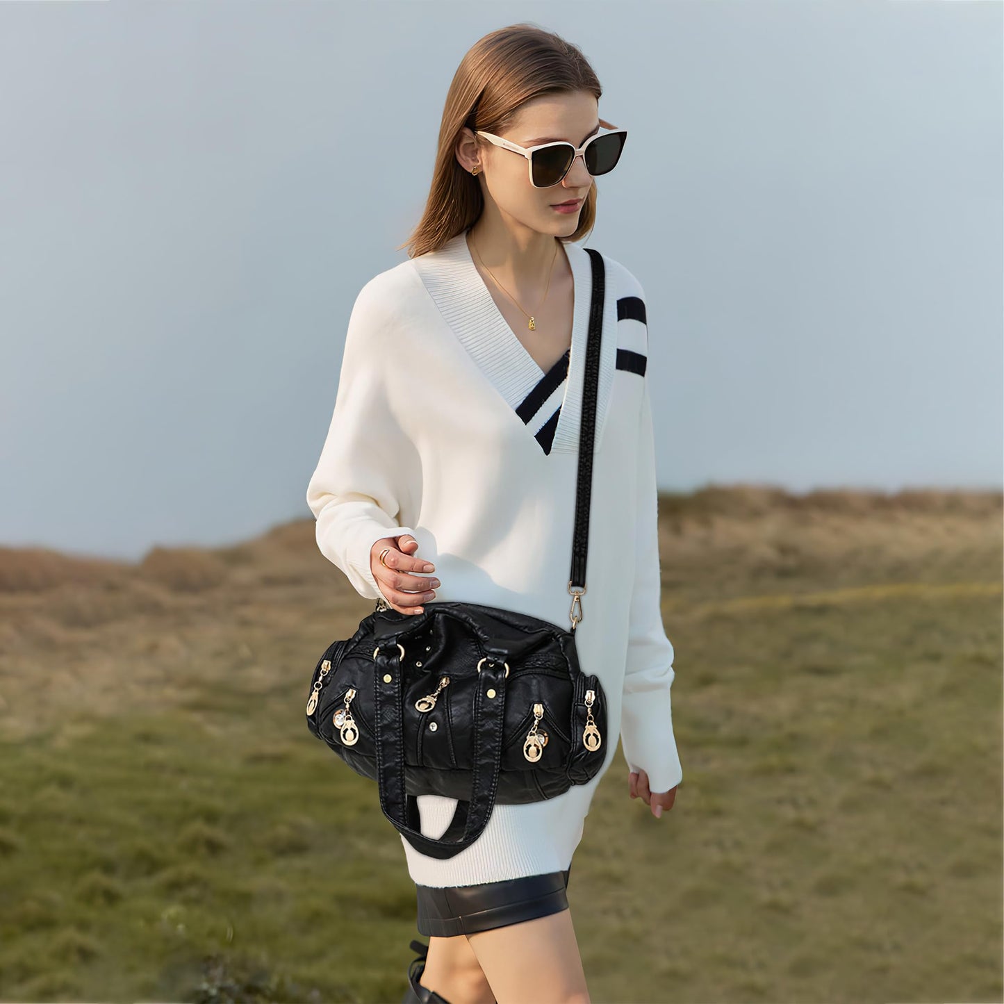 EBXN Retro Bolsos De Mujer
