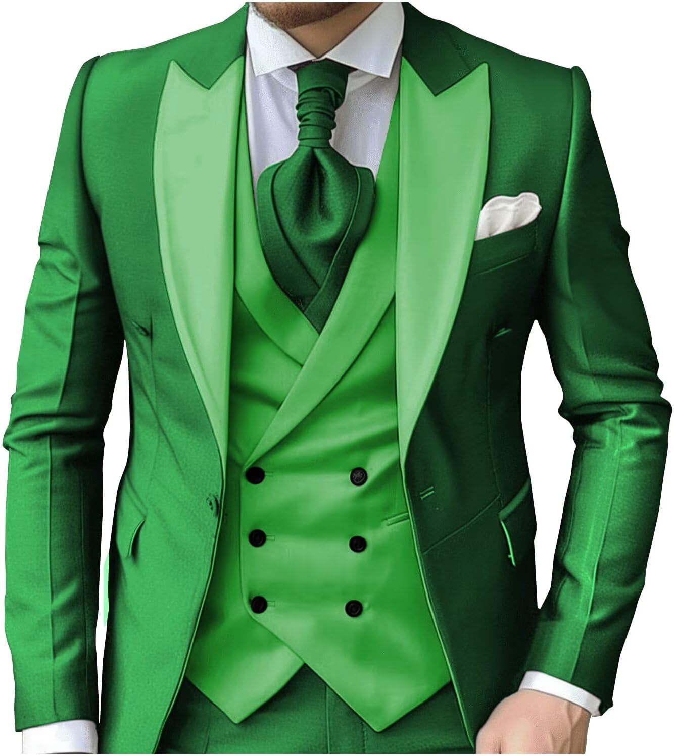 eBexxin - Suits for Men Slim Fit 3 Piece