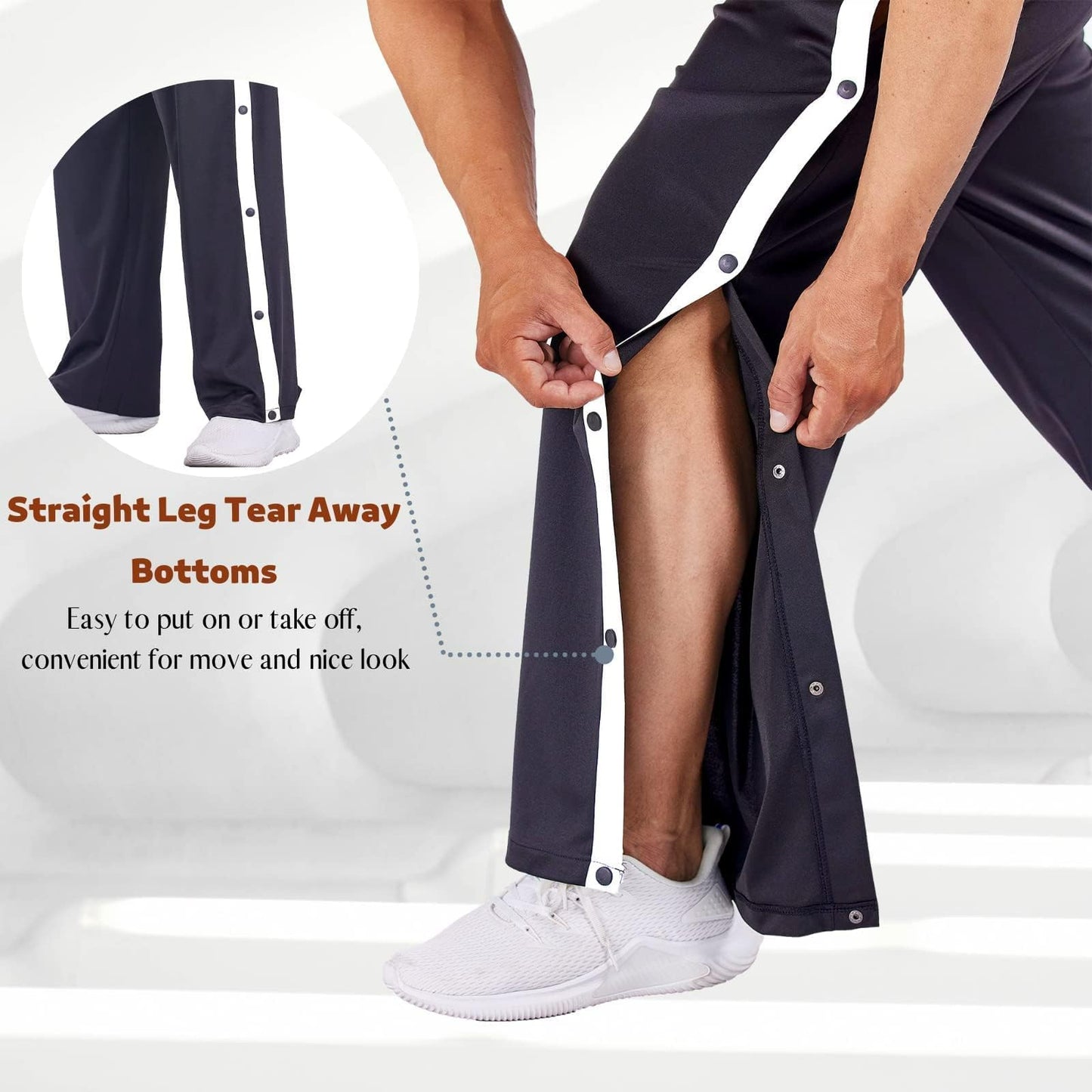 EBXN Pantalone de Jogging para Hombre