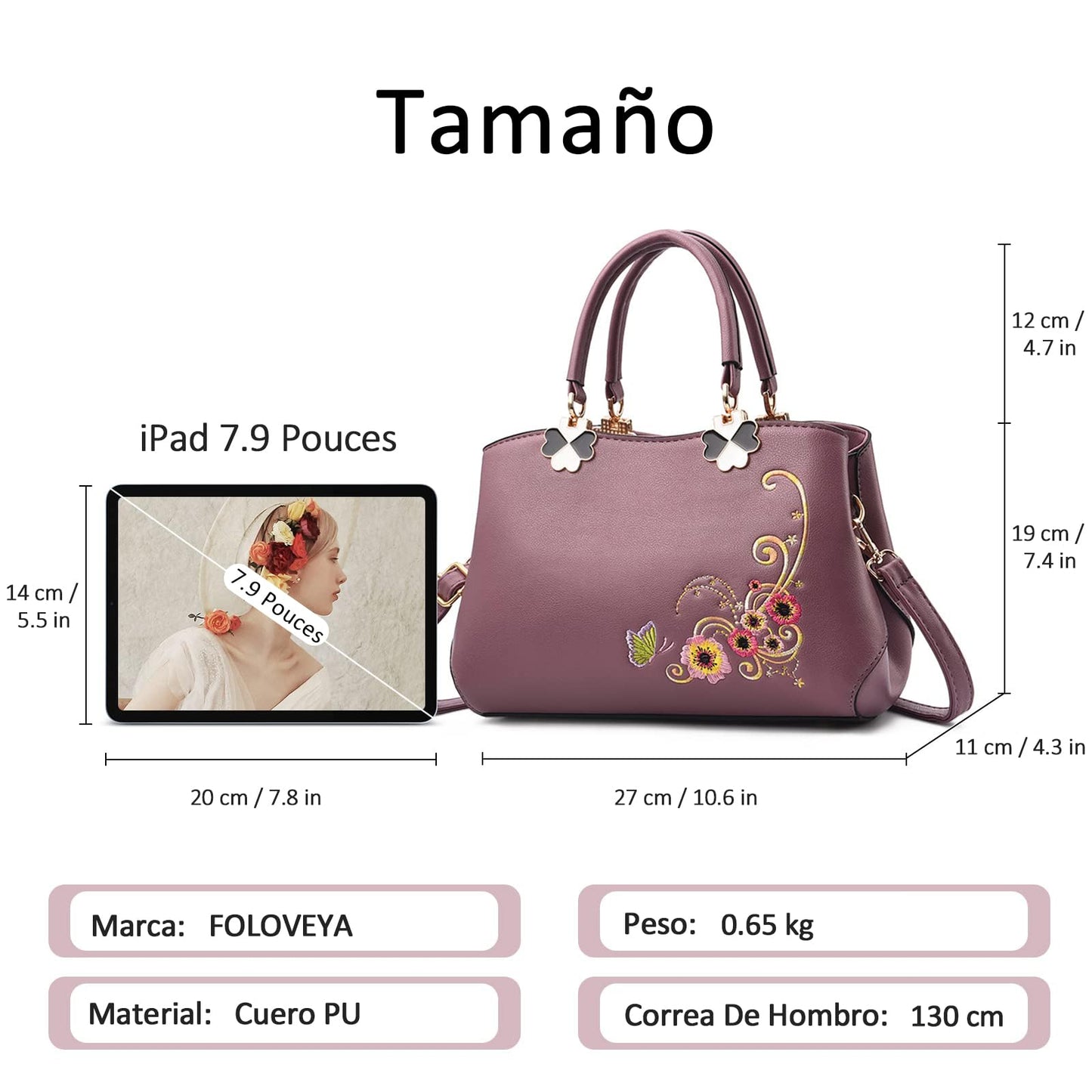 EBXN Elegante Bolsos para Mujer
