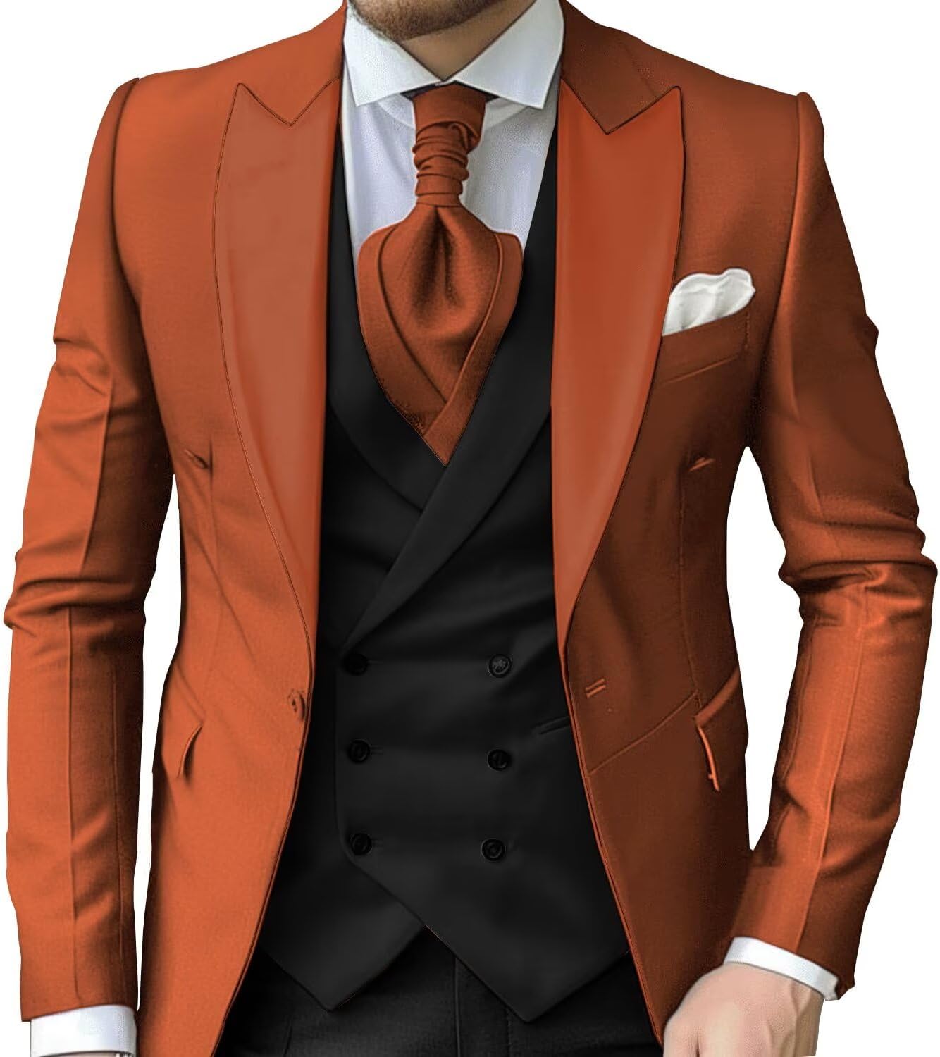 eBexxin - Suits for Men Slim Fit 3 Piece