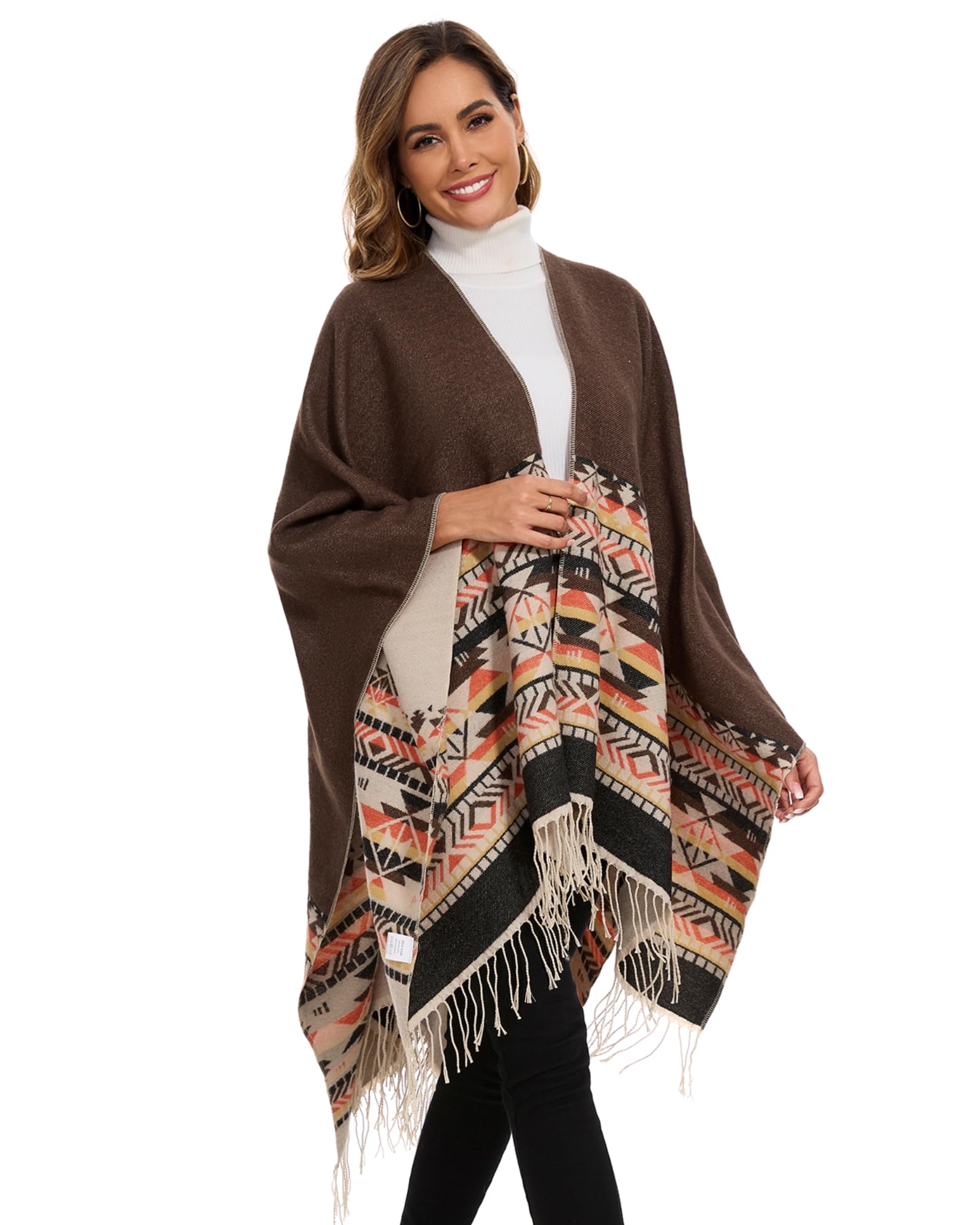 EBXN Colornial Chal Elegante para Mujer