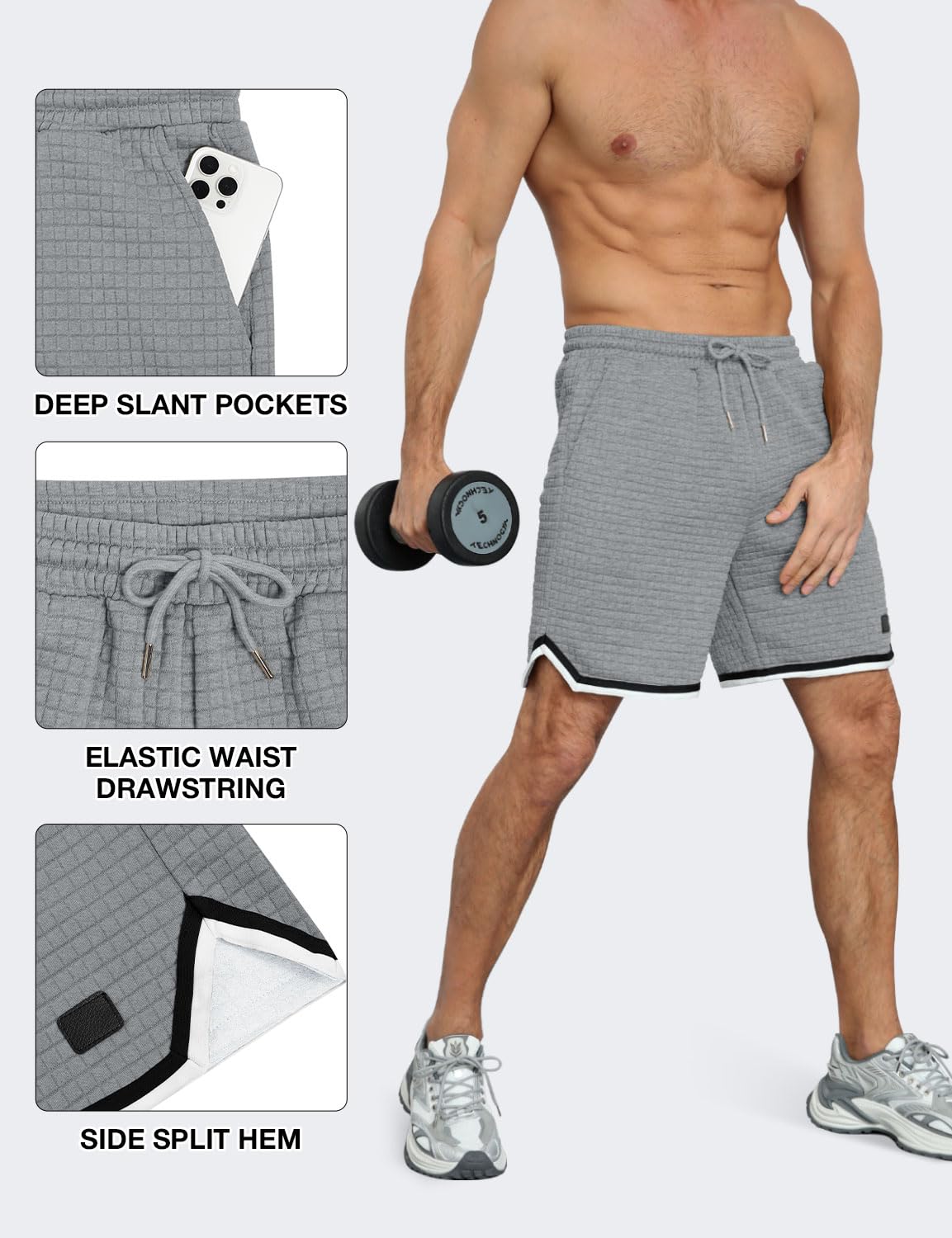 Mens Athletic Sweat Shorts