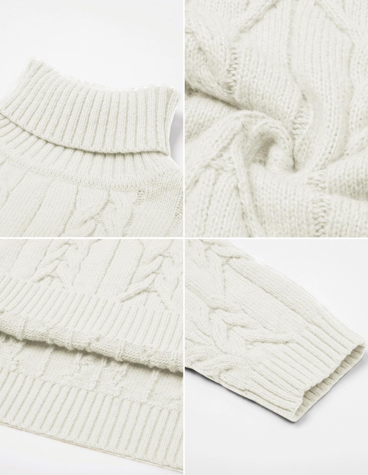 EBXN Men's Turtneck Pullover Sweaters