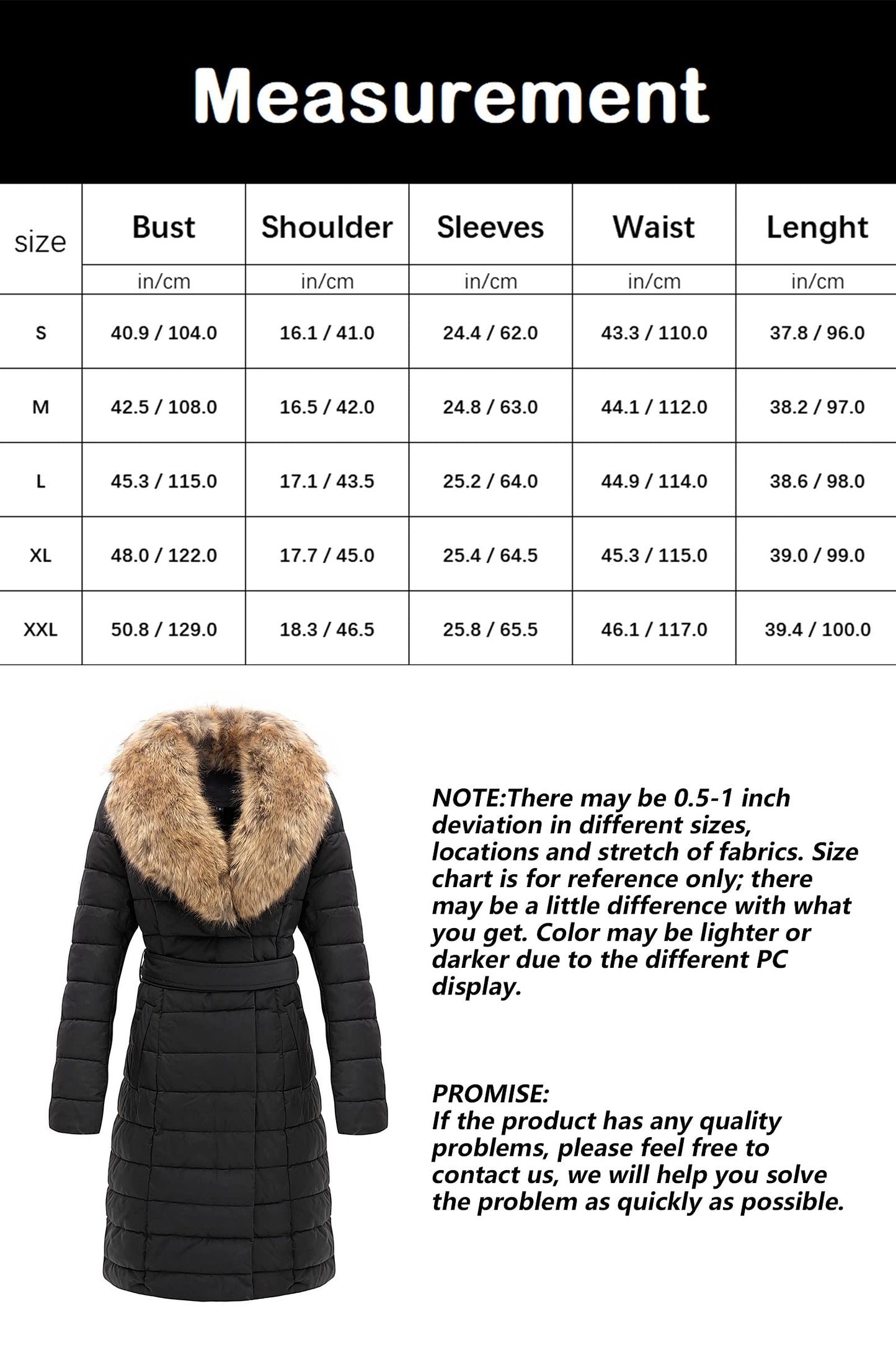 EBXN Winter Puffer Jacket Cold-Resistant