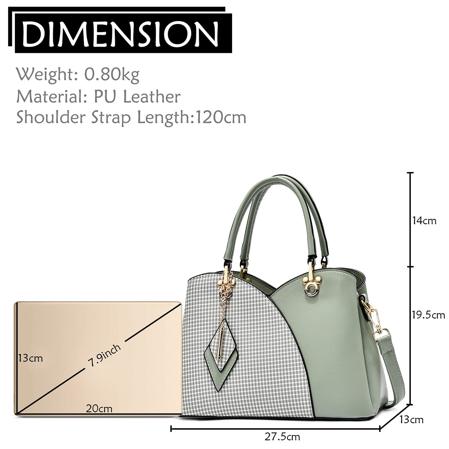 EBXN Bolso de Mano Mujer Moda
