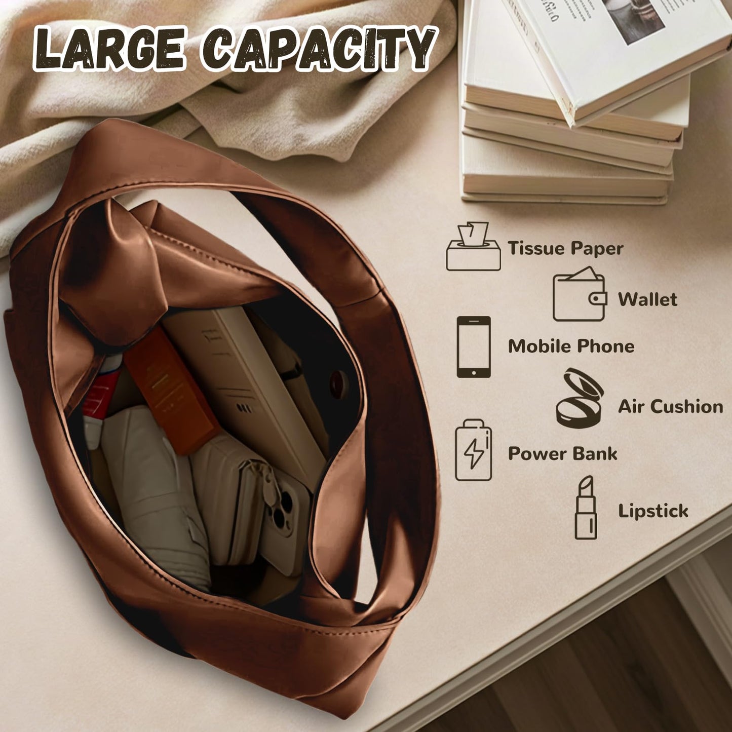 EBXN Bolso Cuero PU