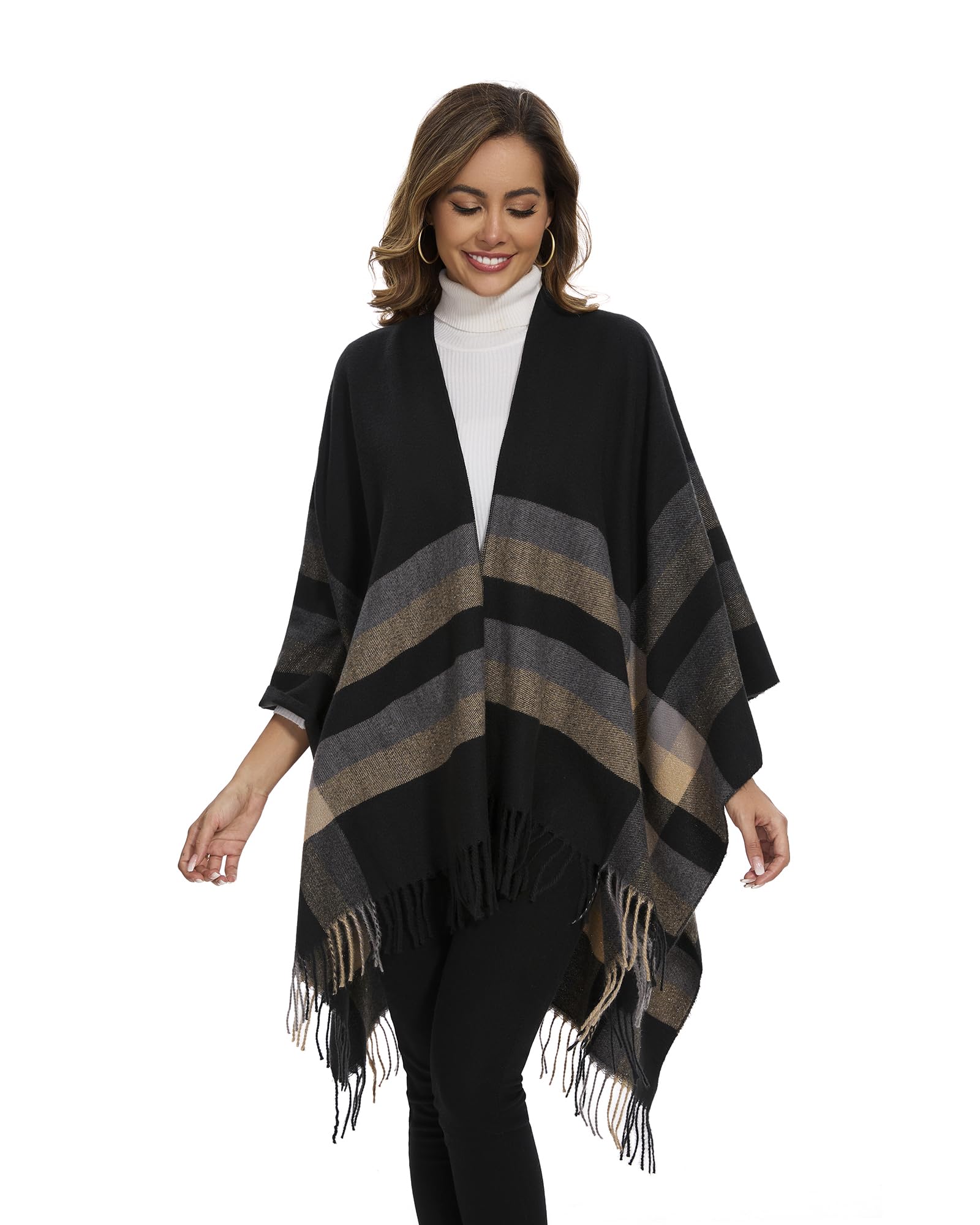 EBXN Colornial Chal Elegante para Mujer