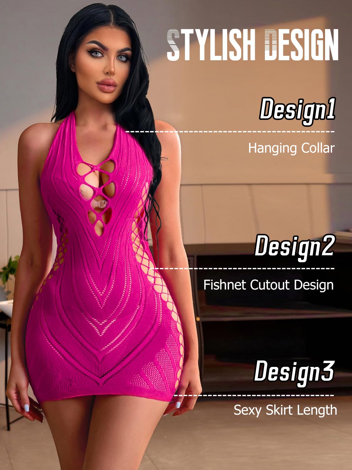 Sexy Pijama Fiesta Bodycon Mini Dress