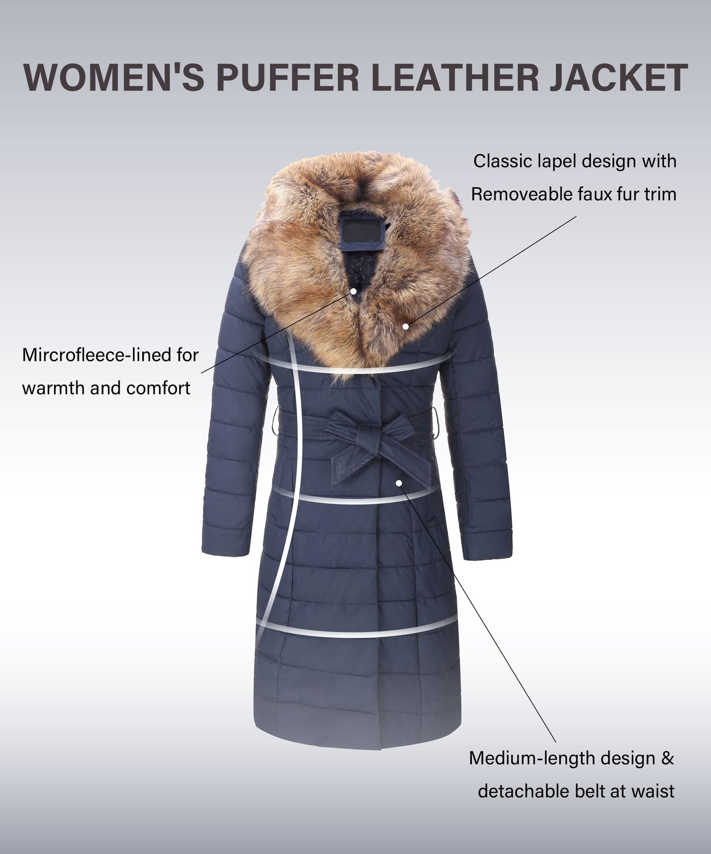 EBXN Winter Puffer Jacket Cold-Resistant