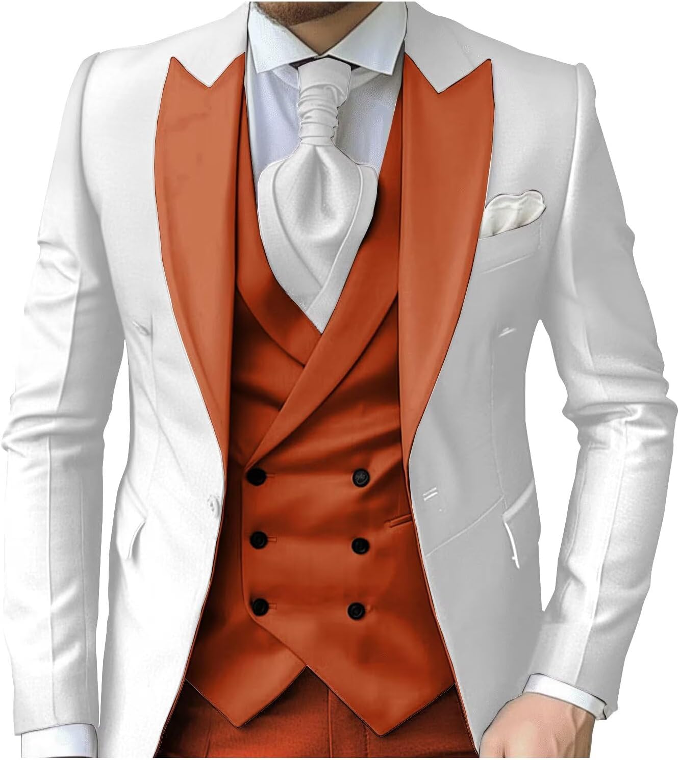 eBexxin - Suits for Men Slim Fit 3 Piece