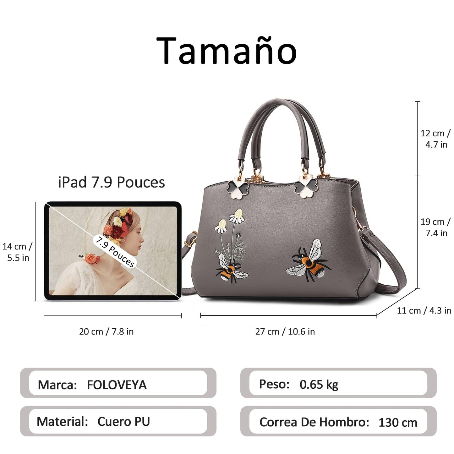 EBXN Elegante Bolsos para Mujer
