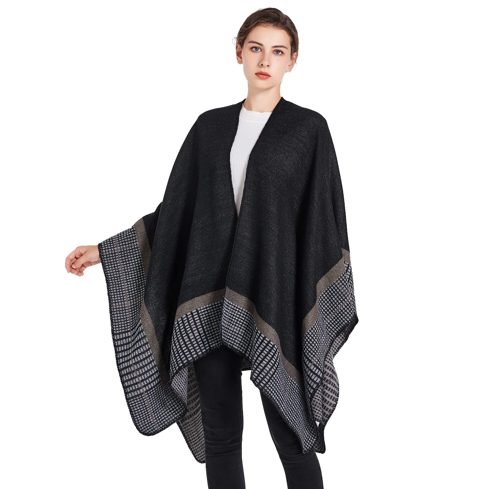 EBXN Colornial Chal Elegante para Mujer