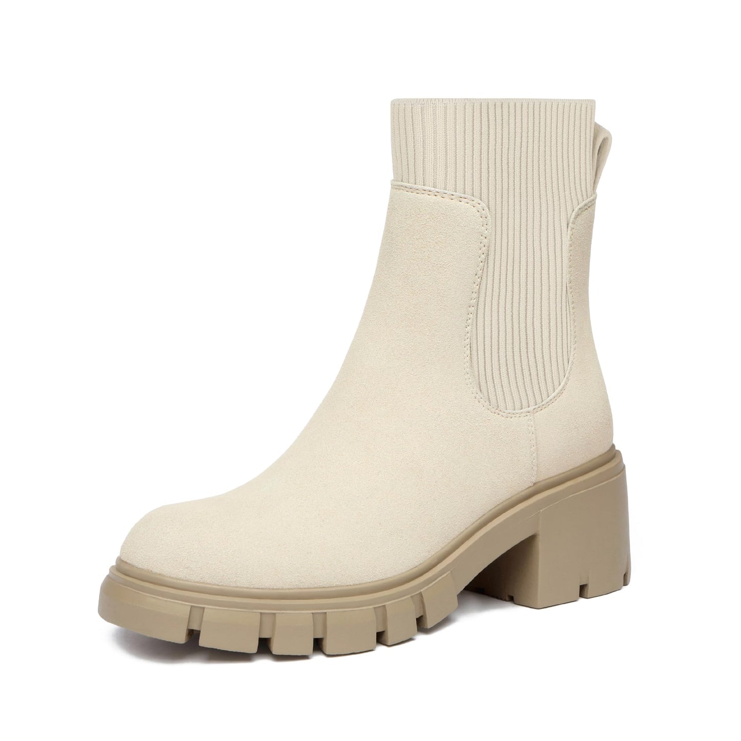 EBXN Women's Chelsea Boots Fashion Slip
