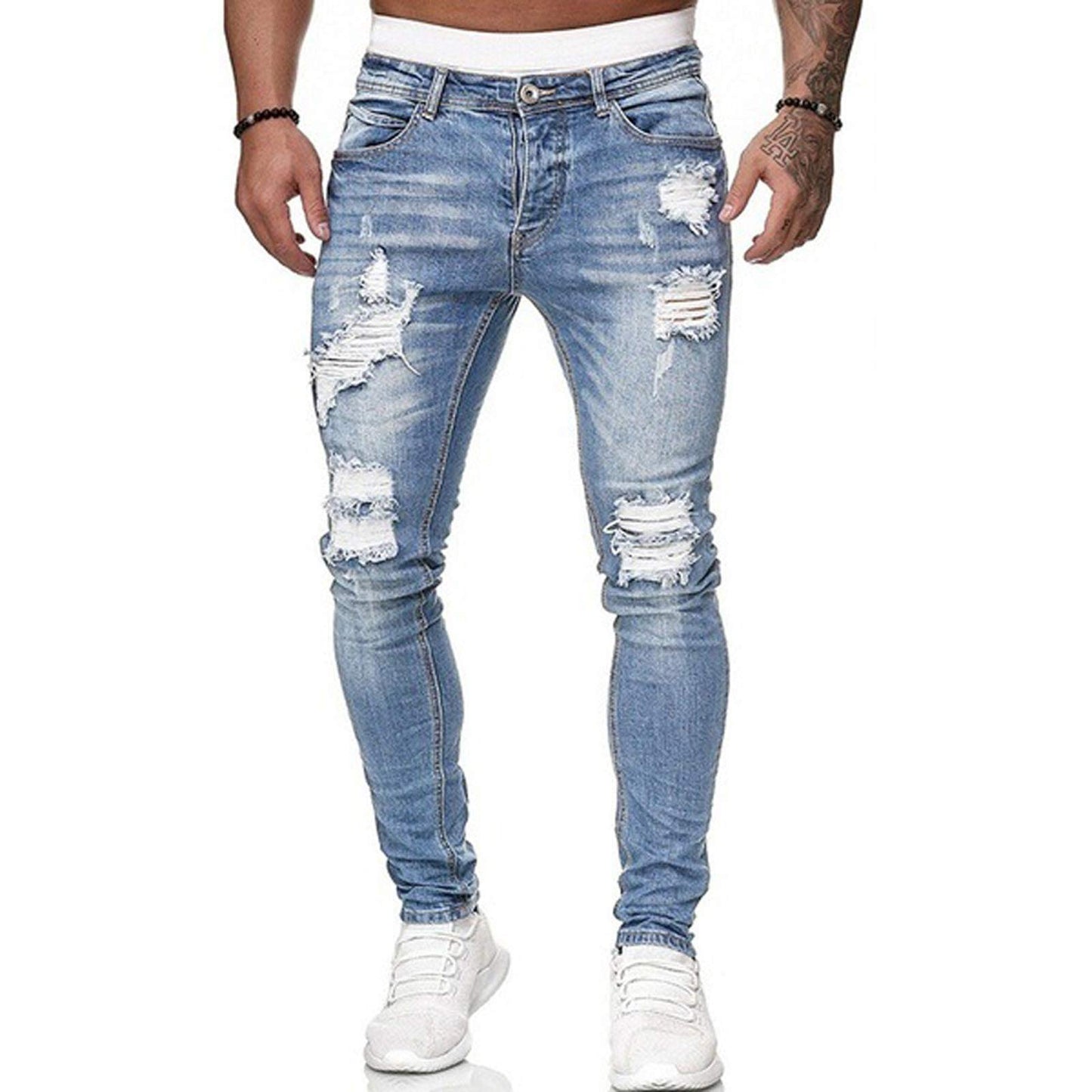 EBXN Vaqueros Rasgados de Hombre