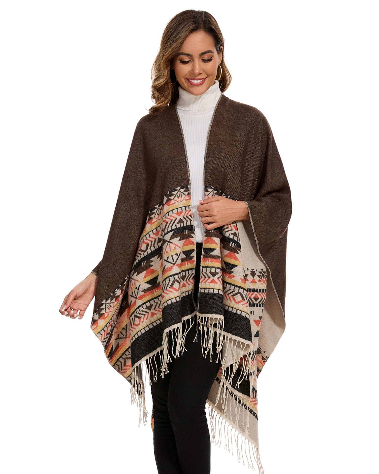 EBXN Colornial Chal Elegante para Mujer