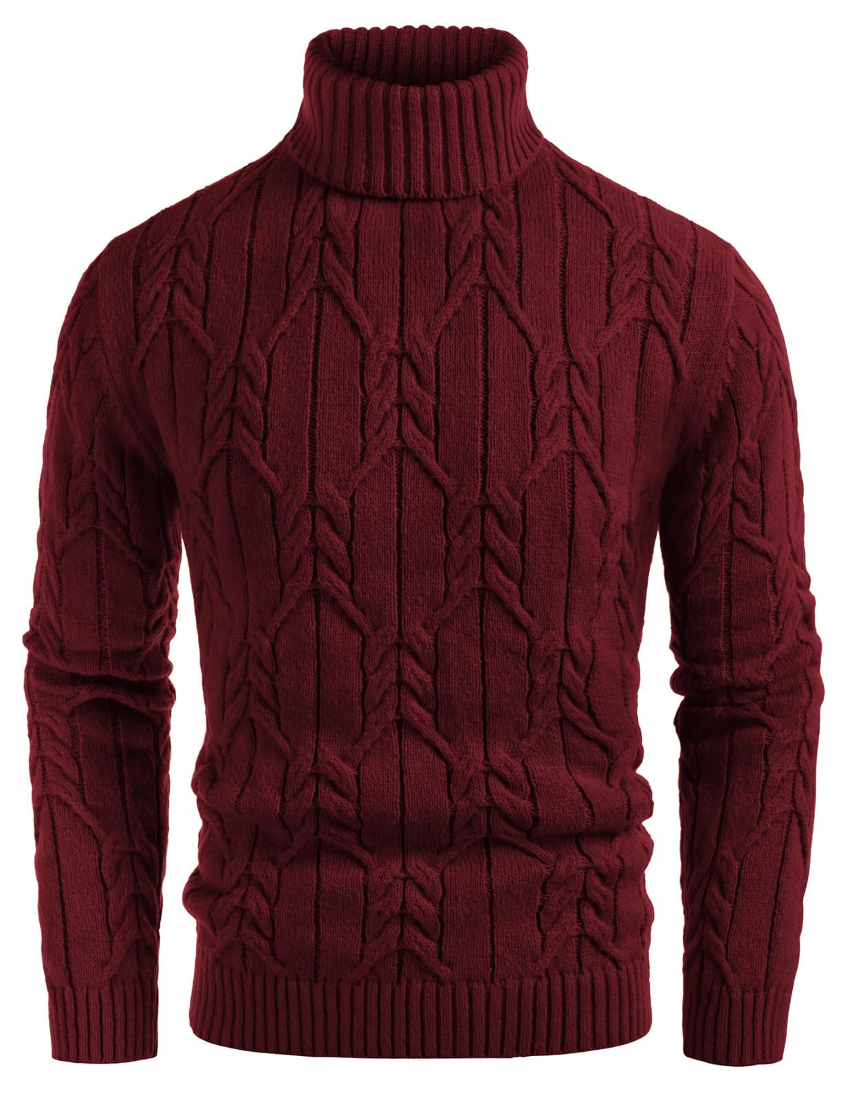 EBXN Men's Turtneck Pullover Sweaters