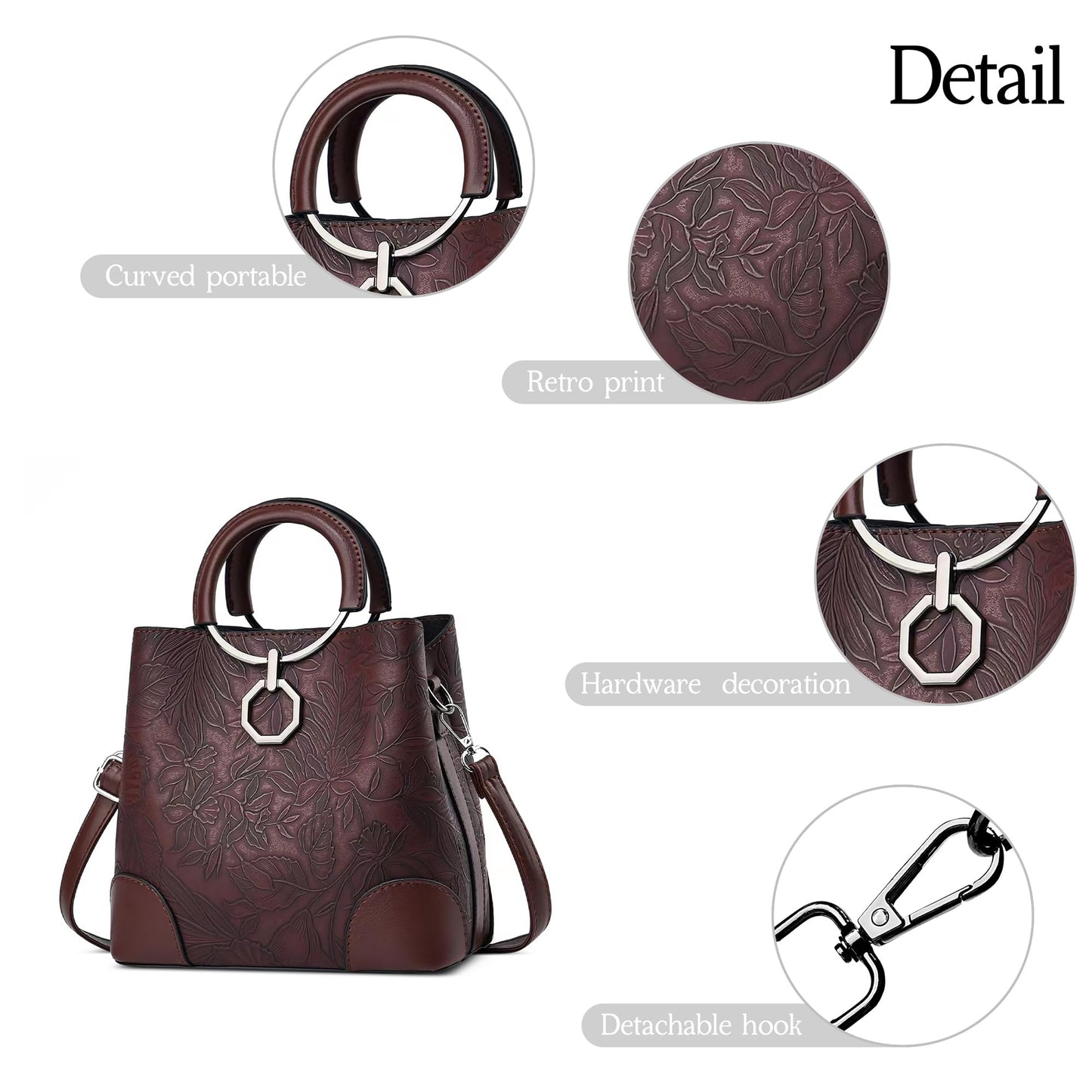EBXN Bolsos de mujer Elegante
