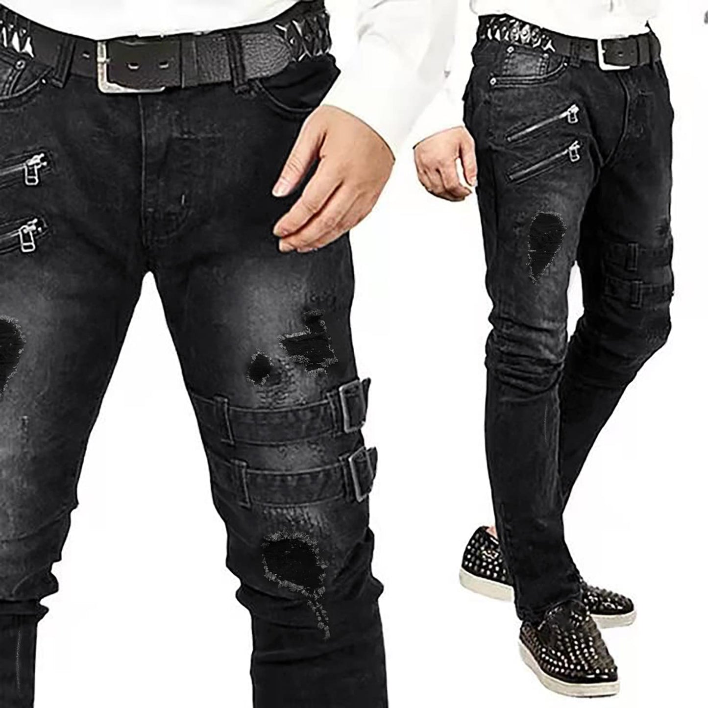 EBXN Pantalone de mezclilla
