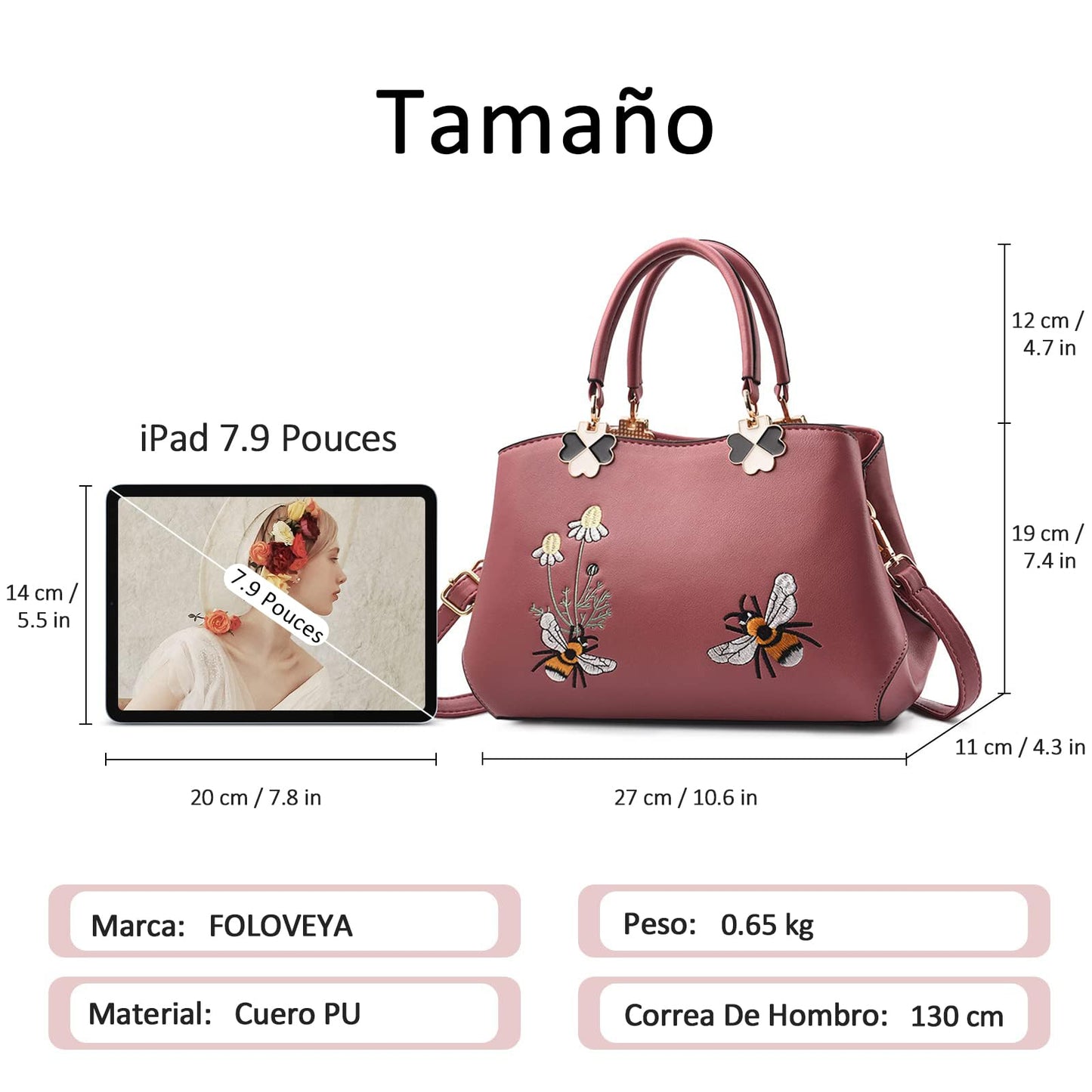 EBXN Elegante Bolsos para Mujer