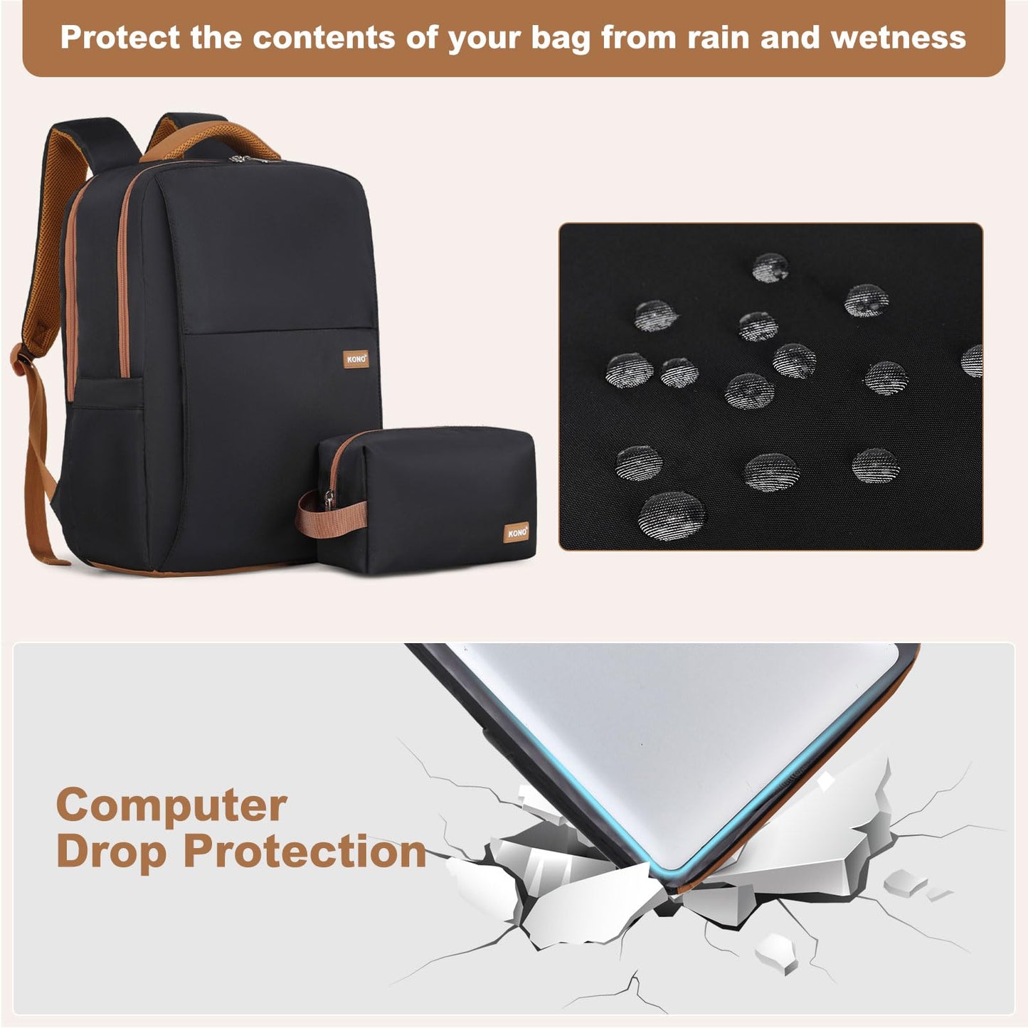 EBXN Mochila para Ordenador Portatil