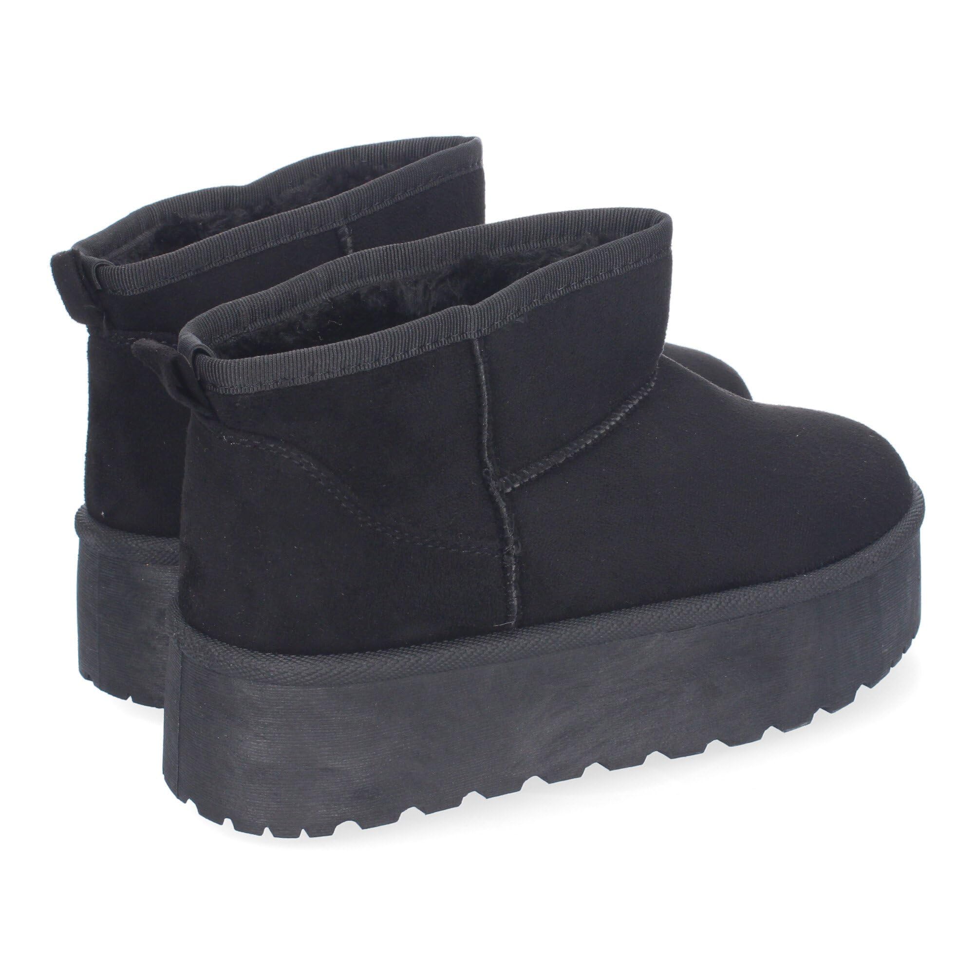 EBXN Botin Plano para Mujer