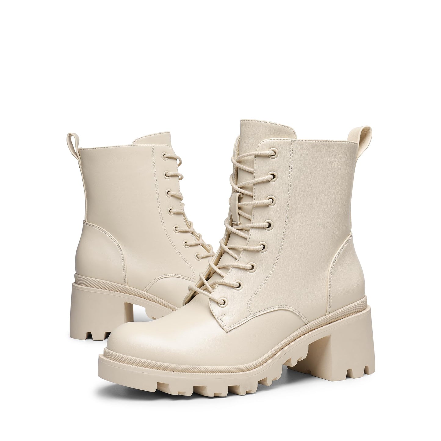 EBXN DREAM PAIRS Botas Militares Mujer